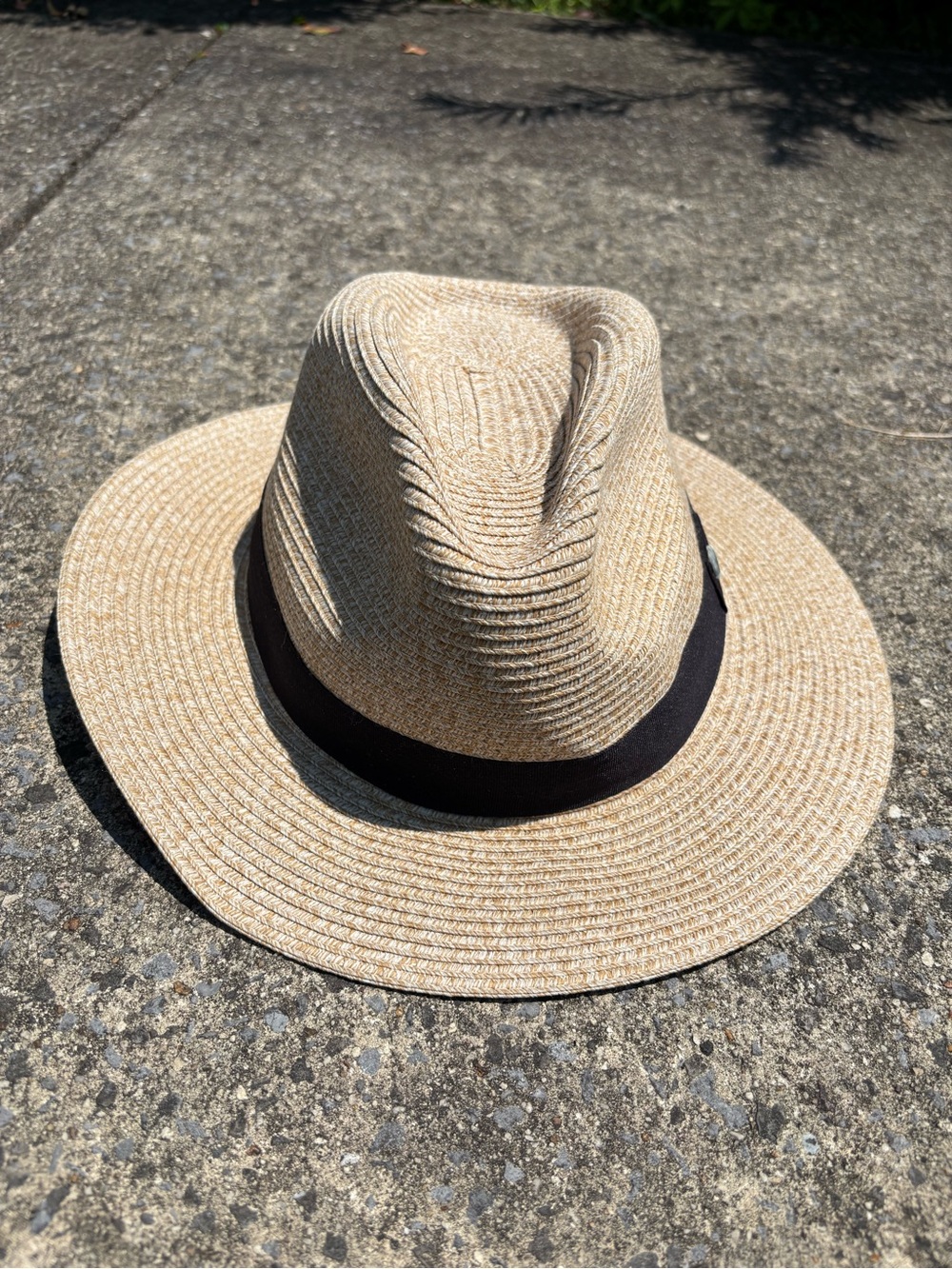 Unisex Wallaroo Palm Beach Fedora UPF 50+ UV Sun Protection Adjustable Tan MD LG